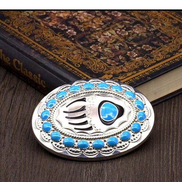 New bear claw belt buckle approximately 3.75 inch main image 5